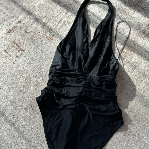 ALEXANDRE VAUTHIER Viscose Stretch Deep V-neck Bodysuit In Black size 36 - Picture 11 of 14